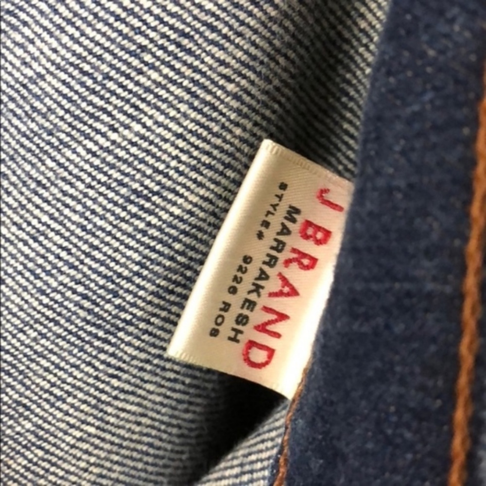J Brand Marrakesh Dark Wash Flare Wide Leg Jeans - Picture 7 of 8